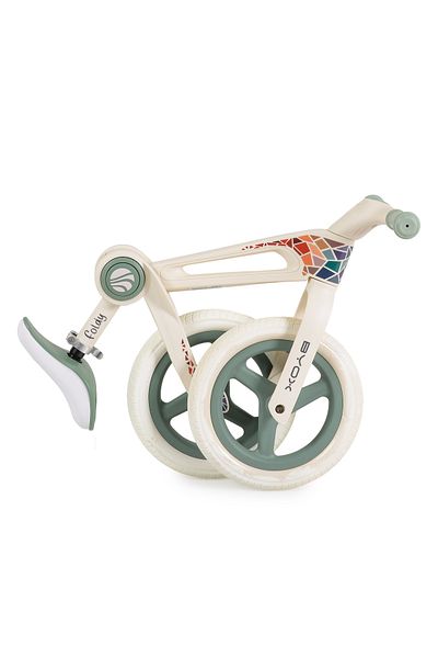 OEM Folding Balance Bike, Age 2-5 Years, Byox Foldy Green, Adjustable Seat