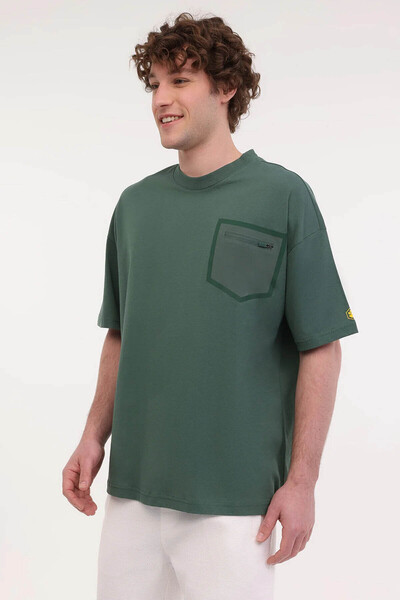 lumberjack Ml Star 11Otd1-26 5Fx Green Men's Short Sleeve T-Shirt