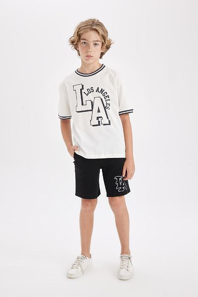 DeFacto Boy's Printed Shorts - D0482A824HS