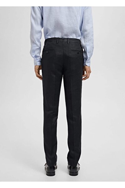 MANGO Man Amalfi %100 Keten Slim Fit Pantolon