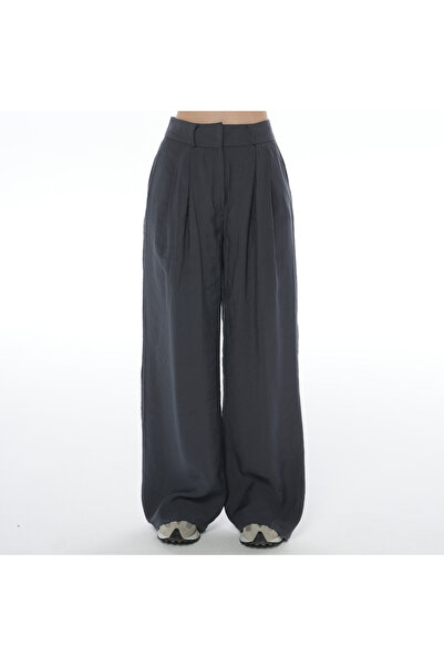 FEHUBLOOM Anthracite Wide Leg Palazzo Trousers