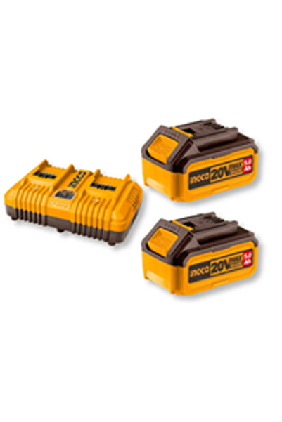 Ingco ING-FBCPK2425E Li-ion Akü ve Şarj Cihazı Seti 20V 5.0Ah