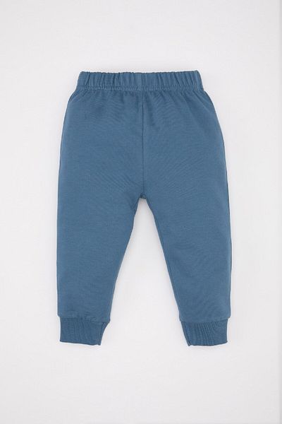 DeFacto Baby Boy 2Pi Set: Printed Crew Neck, Sweatshirt and Jogger Sweatpants