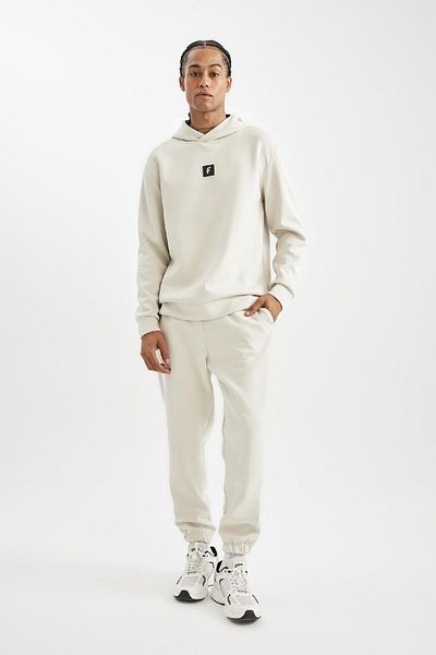 DeFacto Fit Sportsman Jogger Φούτερ Standard Fit Κανονική εφαρμογή Ελαστική μέση D2047ax24au