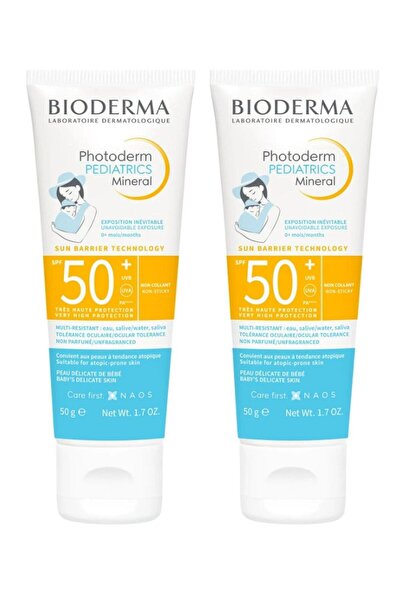 Bioderma Photoderm Pediatrics Mineral SPF50+ Yenidoğan Bebek, Çocuk Güneş Kremi Çok Yüksek Koruma 50