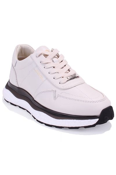 Hammer Jack Lesion 10225028   Off-White Orthopedic Casual Men's Leather Shoes