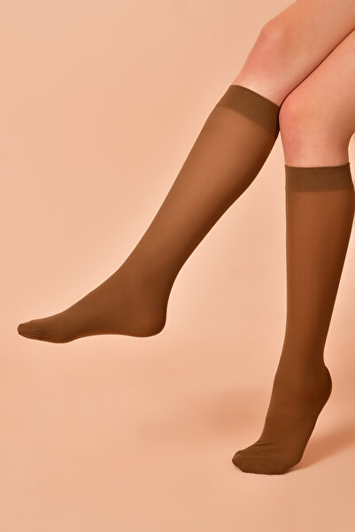 MultiButik ÖZGE 40 дение непрозрачни чорапи за панталони, 3 чифта, 86 визон