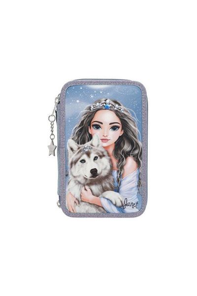 Top Model Wolf Triple Pencil Case