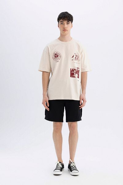 DeFacto Regular Fit Cargo Pocket Bermuda Shorts – D0476ax24sm