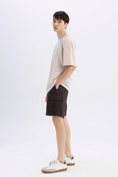 DeFacto Regular Fit Cargo Pocket Bermuda Shorts – D0476ax24sm