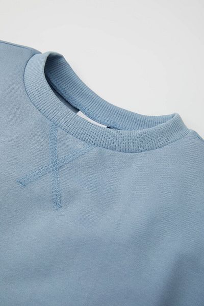 DeFacto Chlapecká 100% bavlna Crew Neck Basic Plain Mikina A7343A524Au