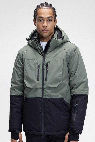DeFacto Defactofit Ultra-Proof Water Repellent Windproof Ski Coat - Hooded and Zip-Up