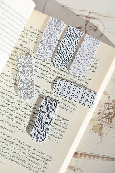 GÖKÇETasarım Magnetic Bookmark Set of 6