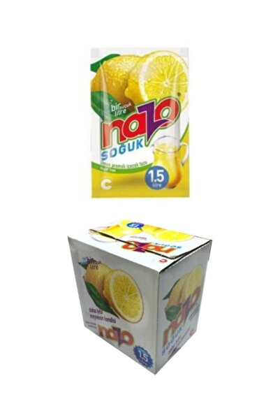 NAZO LİMON AROMALI İÇECEK TOZU 9GRX24 ADET