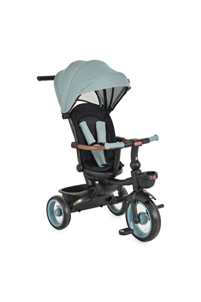 OEM Tricicleta Pliabila cu maner,1-5 Ani, Byox Jasper Green, scaun reversibil...