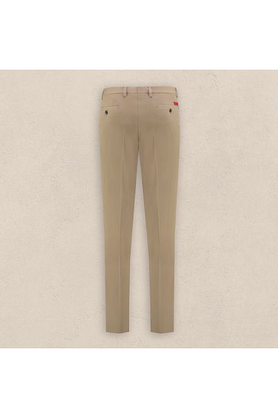 Sarar Interview Woven Fabric Self-Patterned Slim Fit Light Brown Pants