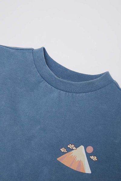 DeFacto Tricou imprimat cu mânecă scurtă pentru bebeluși - Decolteu D1474a524sm