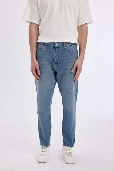 DeFacto Slime Fit Jeans mit hoher Taille D2381ax24sm