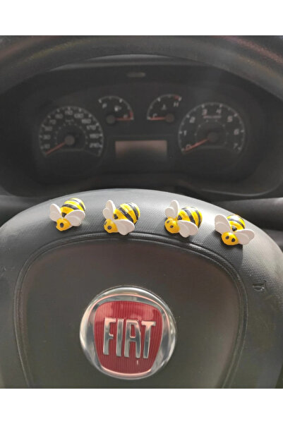 himi bijuteri aksesuar 4'lü Arılar Dikiz Aynası Süsü Ayna Süsü Araç İçi Araba...