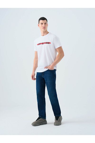 Loft Ανδρικό μπλουζάκι Regular Fit White Lf2038693