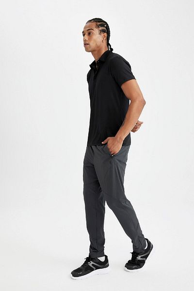 DeFacto Slim Fit Zippered Woven Trousers - Double Pocket, Slim Fit C9262Ax24Au