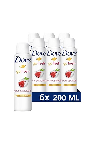 Dove Dove Go Fresh women's deodorant spray with pomegranate extract, 6 x 200 ml