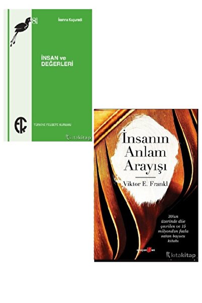 Destek Yayınları İnsan ve Değerleri - İnsanın Anlam Arayışı - İoanna Kuçuradi 2 KİTAP (ÜCRETSİZ KARGO)