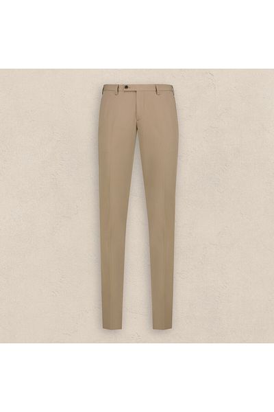 Sarar Interview Woven Fabric Self-Patterned Slim Fit Light Brown Pants