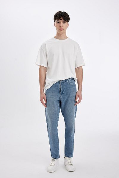 DeFacto Slime Fit Jeans mit hoher Taille D2381ax24sm