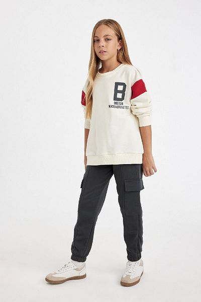 DeFacto Girl's Cargo Jogger Pants D3202A824Wn