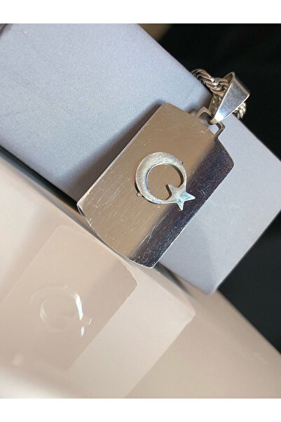 vogutima Men's Steel Necklace - Moon Star Model • Lover • Wife • Father • Fri...