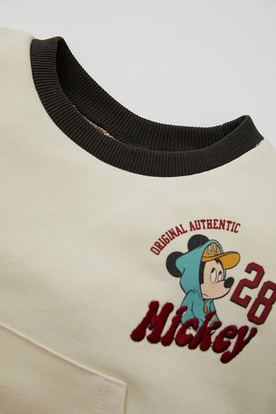 DeFacto Disney Mickey & Minnie BAby Boy SweAtshirt - Crew Neck D1887A524AU