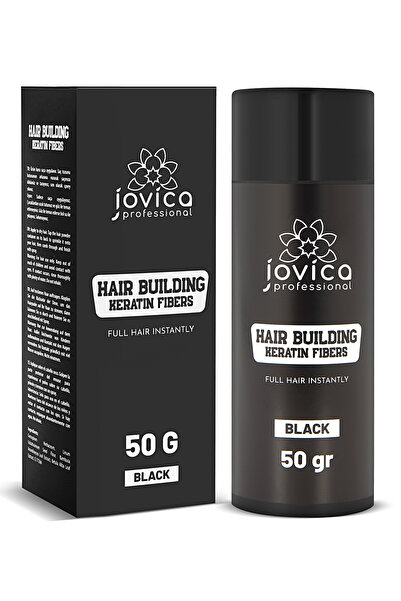 Jovica Saç Dolgunlaştırıcı Keratin Toz Fiber - Siyah