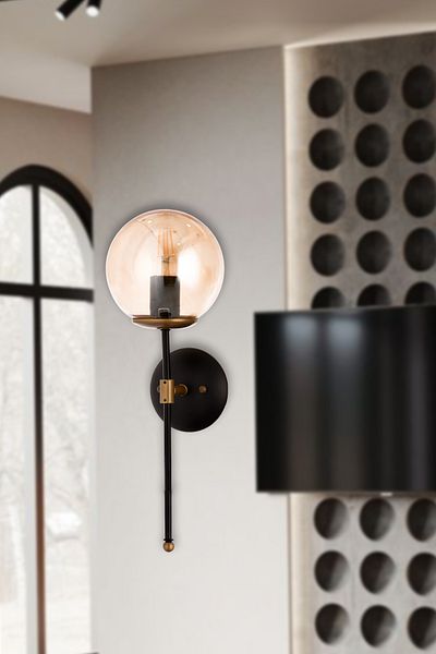 Step Aydınlatma Nazlı Sconce Optional up or down Directional Honey Glass Sconce