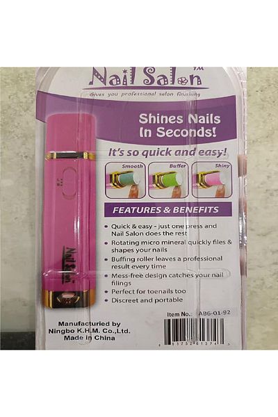 Generic Electronic nail care device in seconds, fast and easy to use