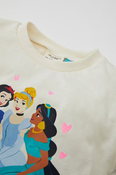 DeFacto Disney Baby Girl Long Sleeve Ribbed Camisole T-Shirt - Crew Neck D2189A524AU