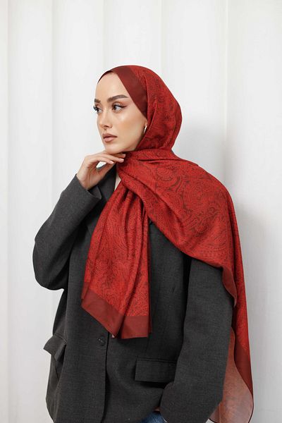 QASSA SHAL Ethnic Pattern Soft Shawl - Similar to Forever Series Pomegranate Flower