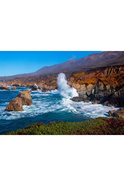 Zumzeria Καμβάς Tablou Μεγάλα Κύματα Χτυπούν την Ακτή, 80x50εκ., tabloucanvas541,