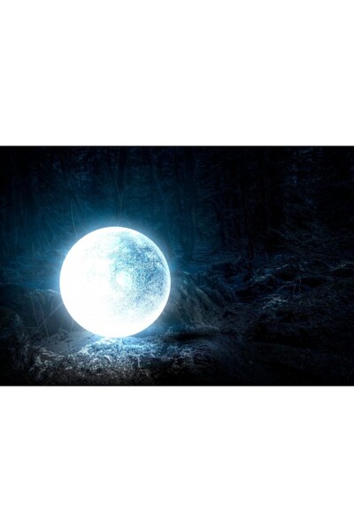 Zumzeria Πίνακας σε καμβά Φεγγαρόφωτο τη Νύχτα, 80x50εκ., πίνακας σε καμβά1184,