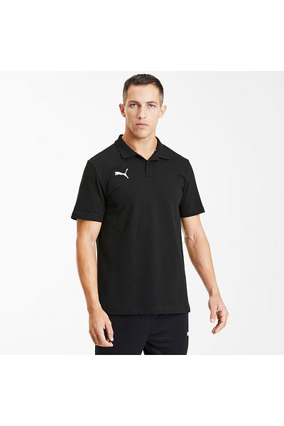 Puma Team Goal 23 Casuals Ανδρικό μαύρο μπλουζάκι πόλο ( 656579 -03)