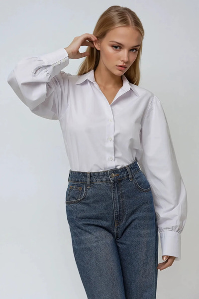 Hiccup Cămașă clasică din bumbac cu mânecă lungă