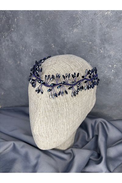 Hayalperest boncuk Elegant Beaded Bridal Henna Hair Accessory – Serra Design