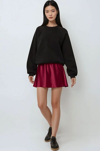 Hiccup FUSTA MINI din SATIN