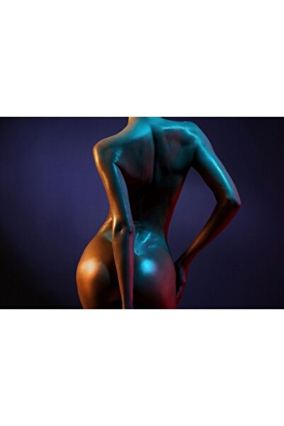 Zumzeria Tablou Canvas Modern Women Body Art, 80x50cm, tabloucanvas93, Zumzer...