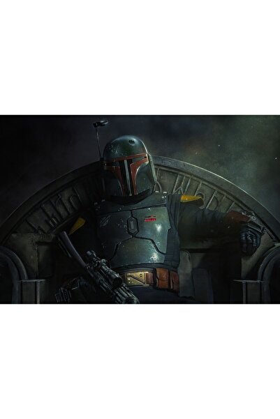 Zumzeria Tablou Canvas The Book Of Boba Fett 2021, 80x50cm, tablou1648, Zumze...