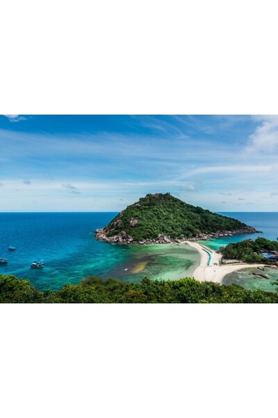 Zumzeria Αεροφωτογραφία καμβά Tablou από ένα όμορφο μέρος στην Ταϊλάνδη, 80x5...