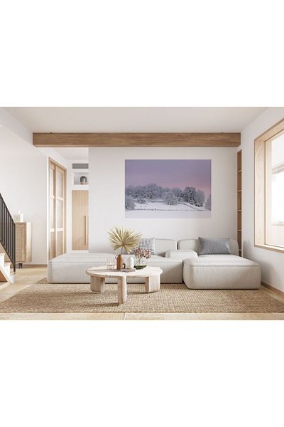 Zumzeria Tablou Canvas Beautiful Countryside In Winter, 80x50cm, Tabloucanvas1102, ®