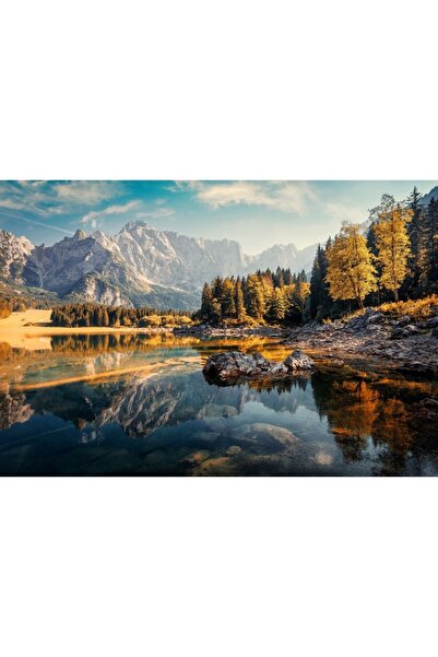 Zumzeria Πίνακας σε καμβά Υπέροχο Φθινοπωρινό Τοπίο, 80x50εκ., canvaspainting...