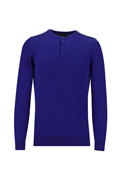 Kiğılı Crew Neck Slim Fit Slim Fit Cotton Knitwear Sweater