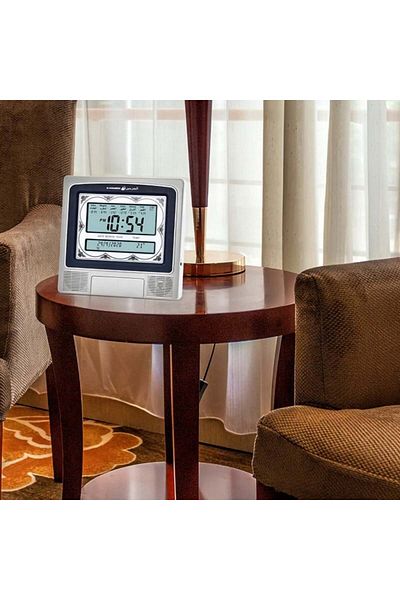 Alharameen Al-Haramain Clock HA-4012 with two screens